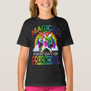 T-shirt Premier Jour Magique De L'École Préscolaire Unicor