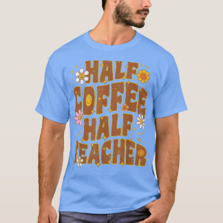 T-shirt Premier Jour Retour À L'École Demi Café Demi Ensei