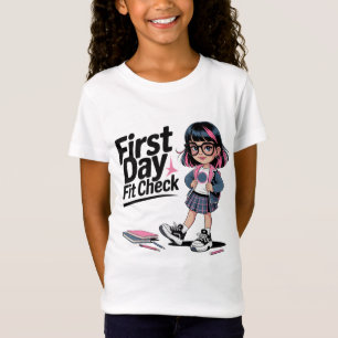 T-Shirt Premier jour Vérifier le style de couverture Prepp