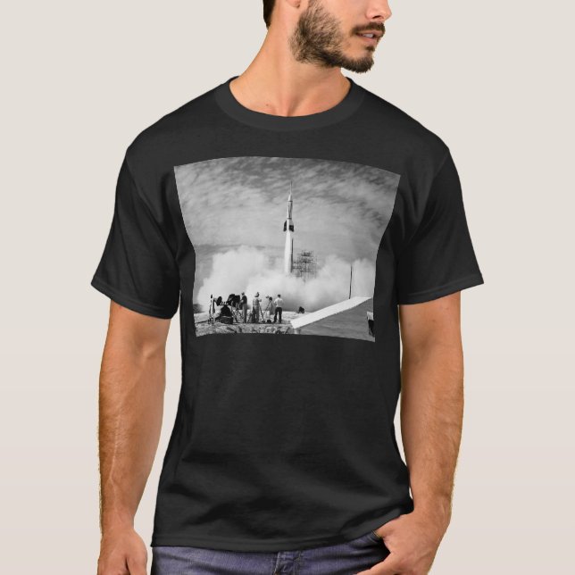 T-shirt Premier lancement de Rocket, Cap Canaveral, (Devant)