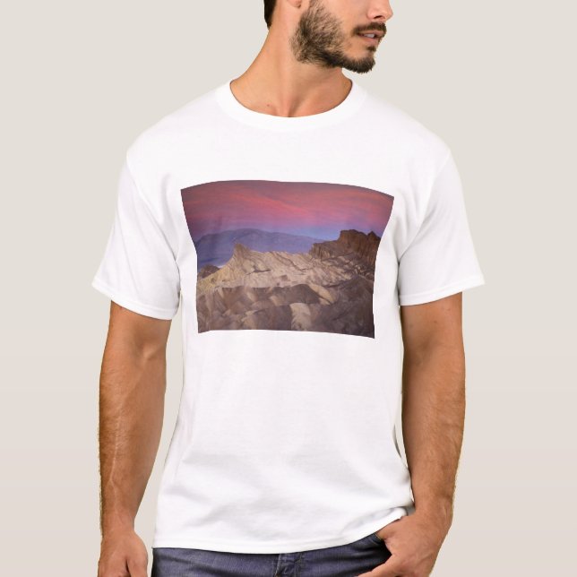 T-shirt Premier lever de lumière matinale sur Zabriskie Po (Devant)