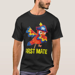 T-shirt Premier Mate Dabbing Parrot Pirate Thème Enfants B