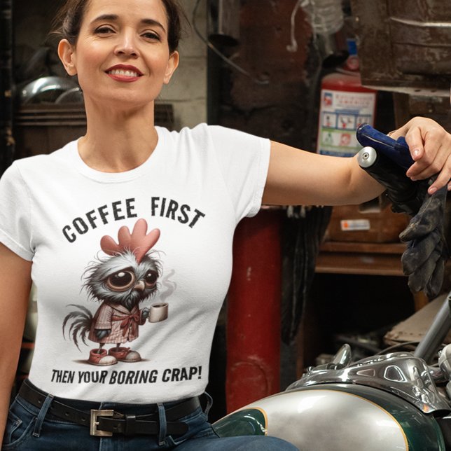 T-shirt Premier mème de café (Créateur téléchargé)