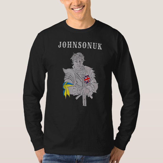 T-shirt Premier ministre du Royaume-Uni Boris Johnson John (Devant)