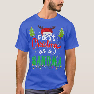 T-shirt Premier Noël comme grand-mère Noël Hat Ugly Noël