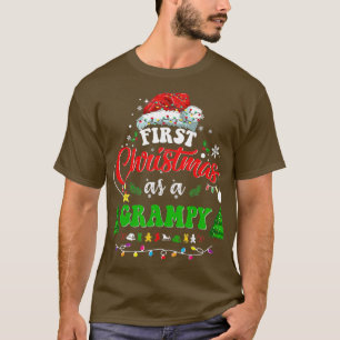 T-shirt Premier Noël comme le Père Noël grincheux chapeau 