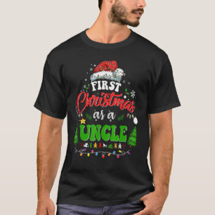 T-shirt Premier Noël Comme Oncle Fête Santa Hat Groo