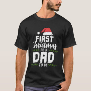 T-shirt Premier Noël Comme Papa Pour Être Futur Père Xma