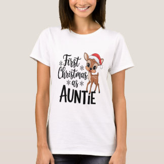 T-shirt Premier Noël en Chemise Tante | Festif