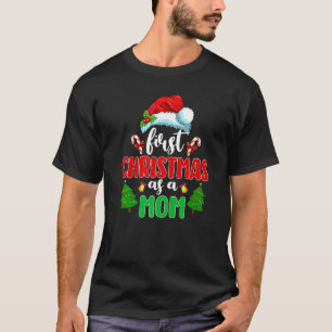 T-shirt Premier Noël En Maman Nouveaux Parents Père Noël P