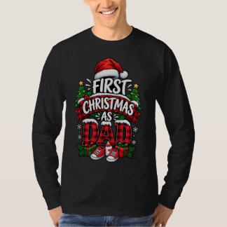 T-shirt Premier Noël en tant que papa - Nouveau papa migno