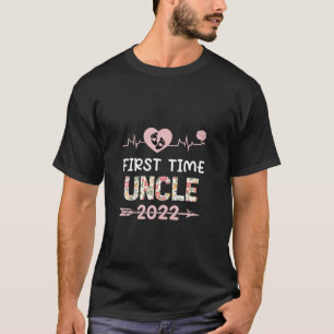 T-shirt Premier Oncle 2022 Drôle Nouveau Papa Promu À Un