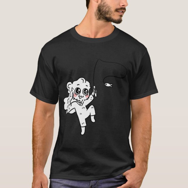 T-shirt premier poisson de bébé (Devant)
