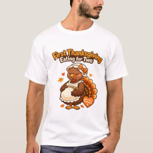T-shirt Premier repas de Thanksgiving pour deux personnes