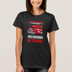T-shirt Premier Répondant Ambulance Ems Police Emt Paramed
