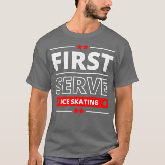 T-shirt Premier Serve Ski De Glace Favori Amateurs De Hobb