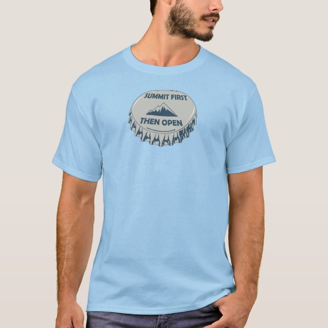 T-shirt Premier sommet, puis ouverture (Devant)