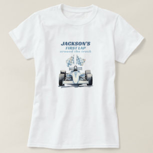 T-shirt Premier tour autour de la piste Voiture de course