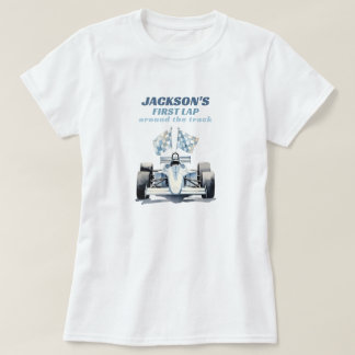 T-shirt Premier tour autour de la piste Voiture de course 
