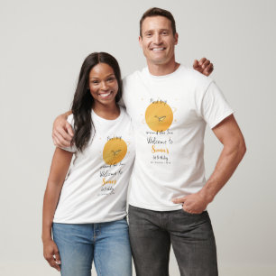 T-shirt Premier voyage autour du soleil avion en papier an