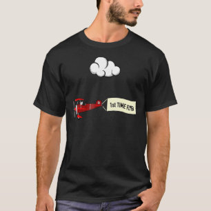 T-shirt Premier Voyageur Avion Voyage Vêtements Pour Enfan