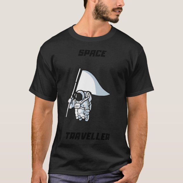 T-shirt Premier voyageur spatial (Devant)