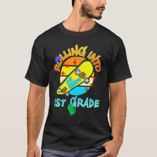 T-shirt Première 1ère année Retour à l'école Patinage