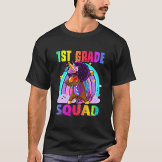 T-shirt Première 1ère classe Squad noir Dabbing Unicorne R