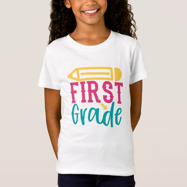 T-Shirt Première année à l'école cette année (Devant)