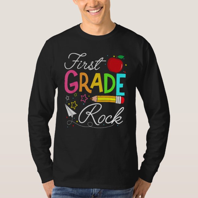 T-shirt Première année, ça déchire ! Équipe Enseignant de  (Devant)
