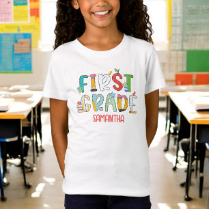 T-Shirt Première année Retour à l'école Personnalisé