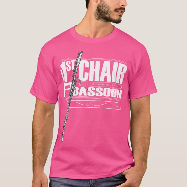 T-shirt Première Chaire Bassoon Un Groupe Et Orchestre Jou (Devant)