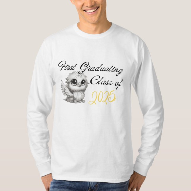 T-shirt Première classe de diplômés de Griffins 2025 (Devant)