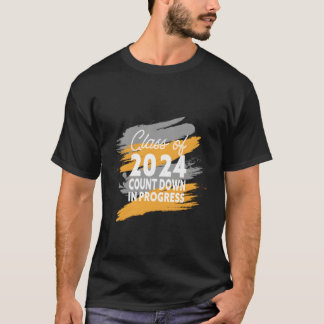T-shirt Première Classe De Jour De 2024 Compter En Cours G
