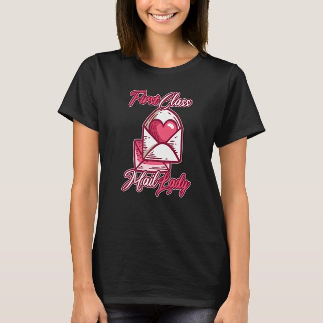 T-shirt Première Classe Mail Lady (Devant)