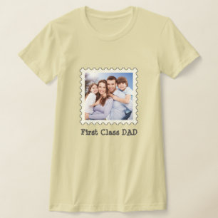 T-shirt PREMIÈRE CLASSE PAPA Meilleur papa Jamais photo ca