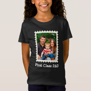T-Shirt Première Classe Papa Meilleur Papa Jamais Photo pe