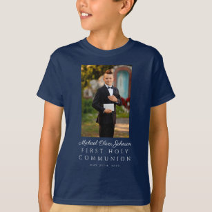 T-shirt Première communion de garçon personnalisée