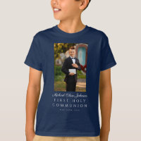 Première communion personnalisée pour garçon 