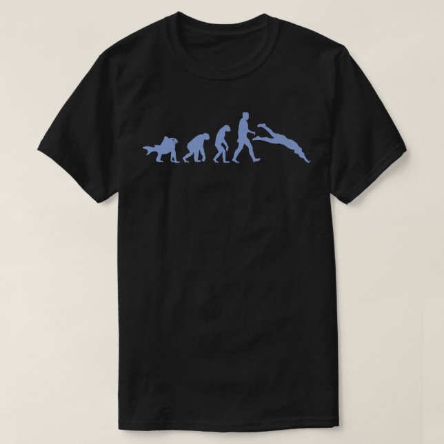 T-shirt Première de l'évolution de Swimmer (Design devant)