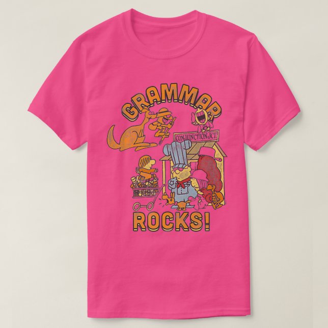 T-shirt Première de Schoolhouse Rock Grammar (Design devant)