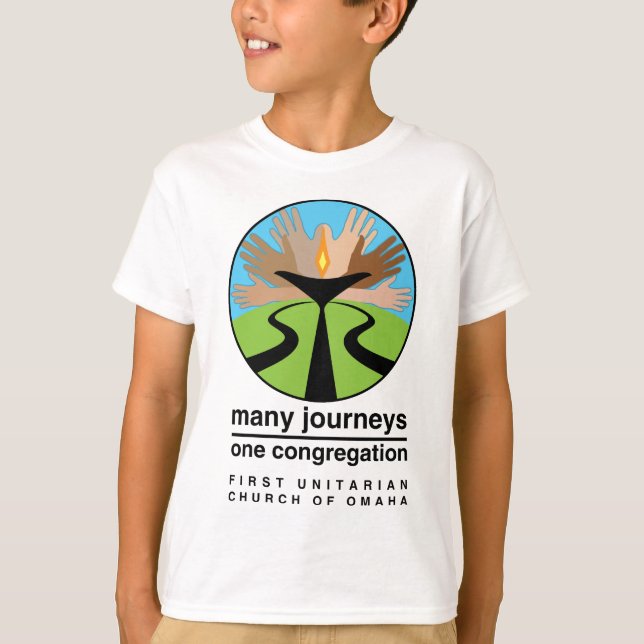 T-shirt Première Église unitaire d'Omaha (Devant)