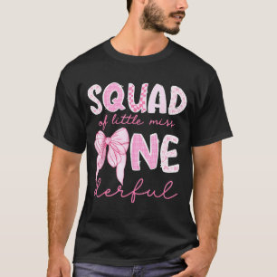 T-shirt Première Escouade de Filles Little Miss Onederful