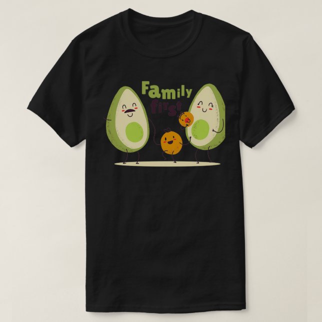 T-shirt Première famille (Design devant)