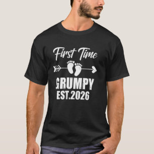T-shirt Première fois GRINCHEUX 2026 Drôle Bébé Garçon Fil