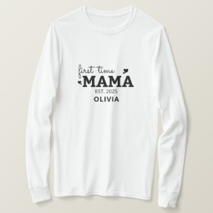 T-shirt première fois maman nouvelle maman mère jour cadea
