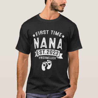 T-shirt Première Fois Nana Laisser Le Spoiling Commencer N
