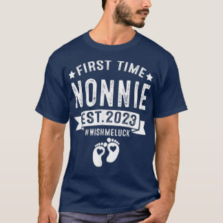 T-shirt Première Fois Nonnie Laisser Le Spoiling Commencer