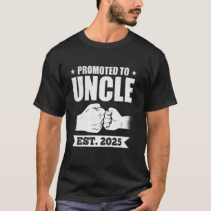T-shirt Première fois Oncle 2025 Promu Oncle 2025