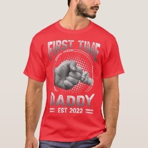 T-shirt Première Fois Papa Est 2022 Grossesse Faire-part F